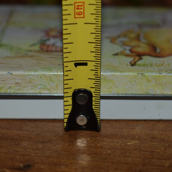 Vintage 1980s Peter Rabbit & Friends Metal Tin Pencil Case Spring Cottage Decor - Picture 11 of 15